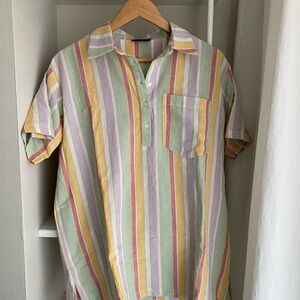 NWOT Vici Linen Top